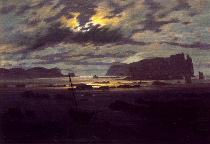 Caspar David Friedrich Northern Sea in the Moonlight china oil painting image